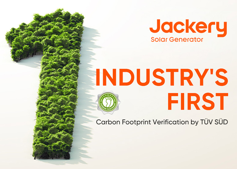Jackery's Multiple Products Receive Carbon Footprint Verification from T?V S?D